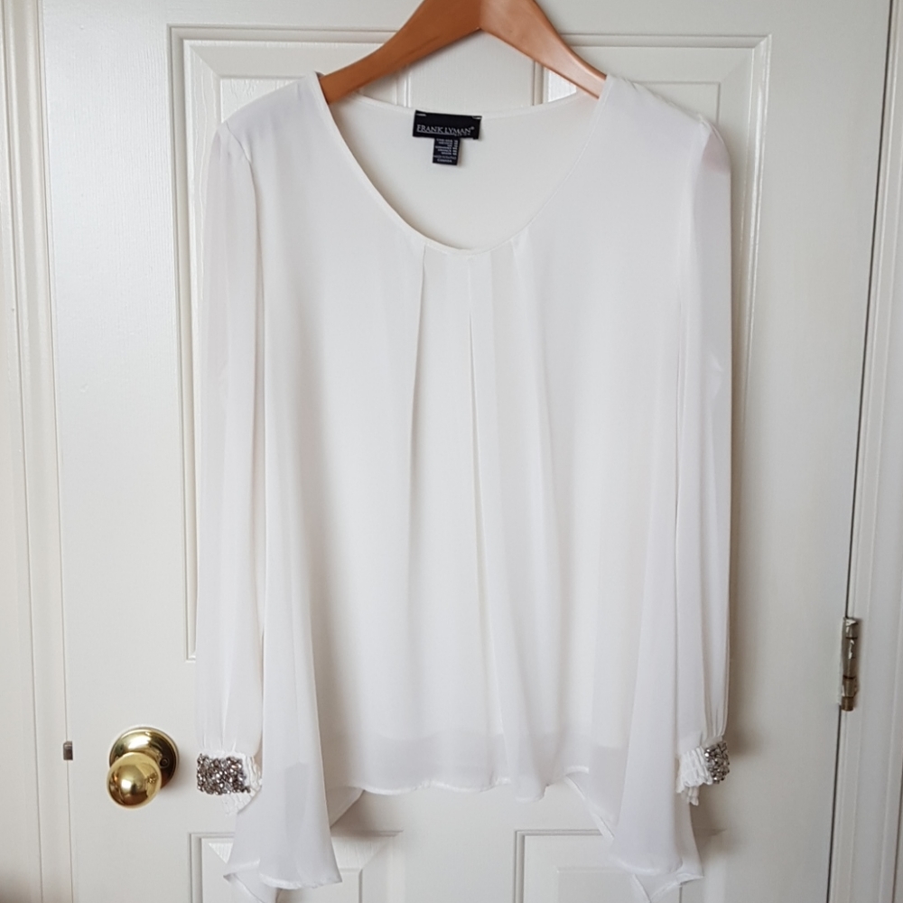 White dress blouse